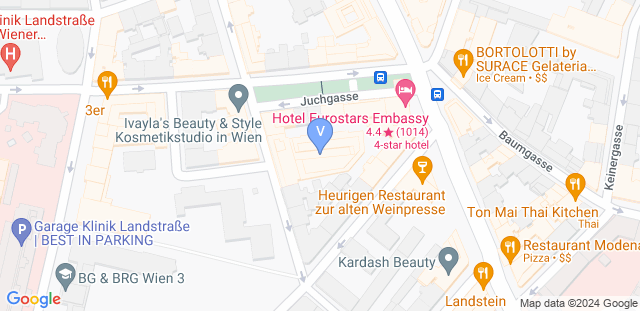 Map to Vienna Grappling Club